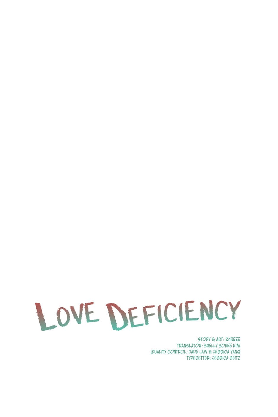 Love Deficiency Chapter 25 #1