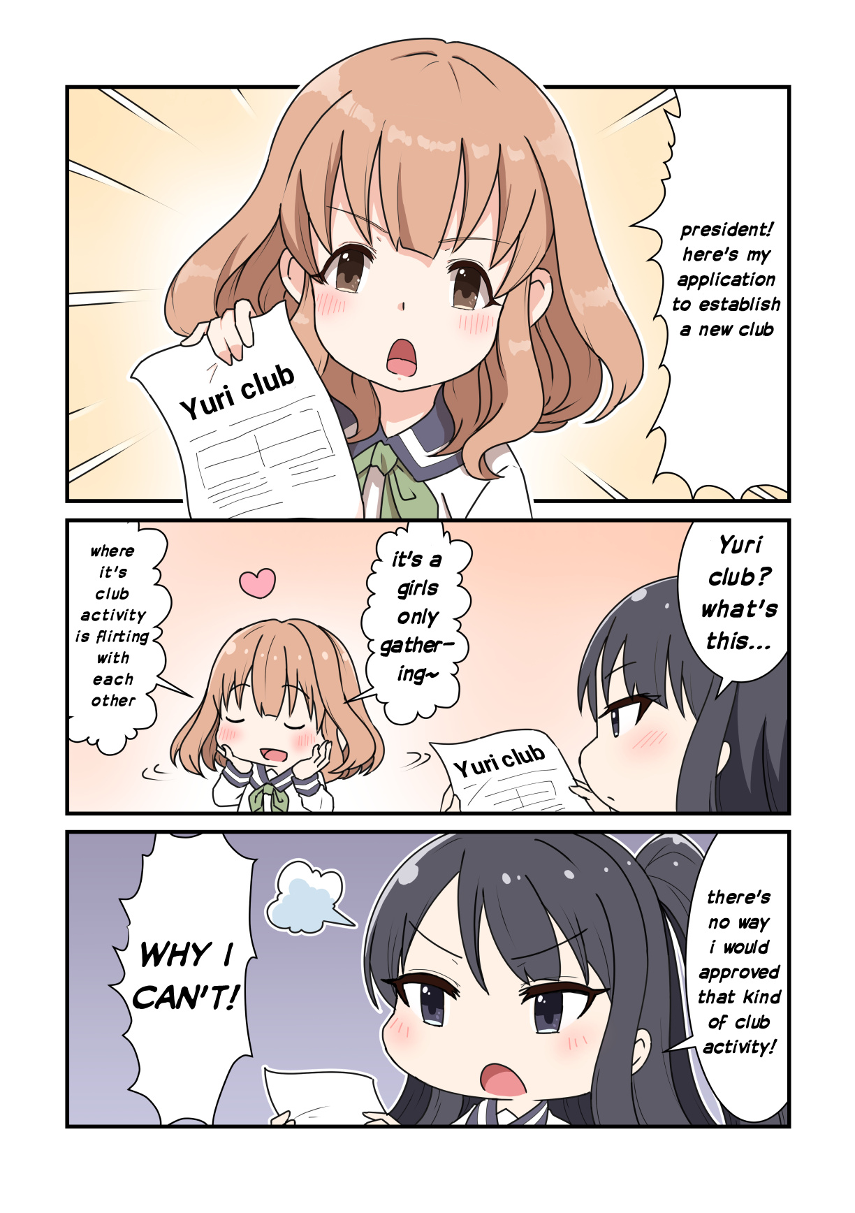 Heiwa Na Yuri Manga Series Chapter 4 #1