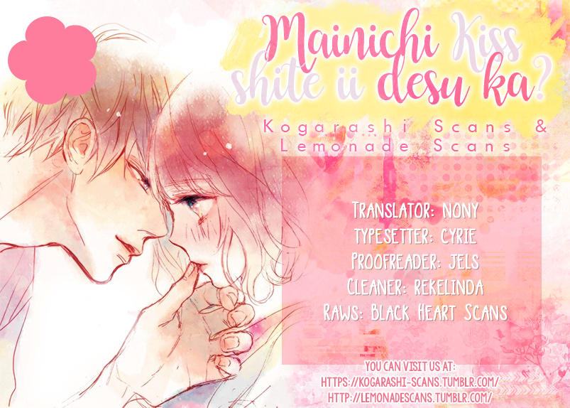 Mainichi Kiss Shite Ii Desu Ka? Chapter 5 #1