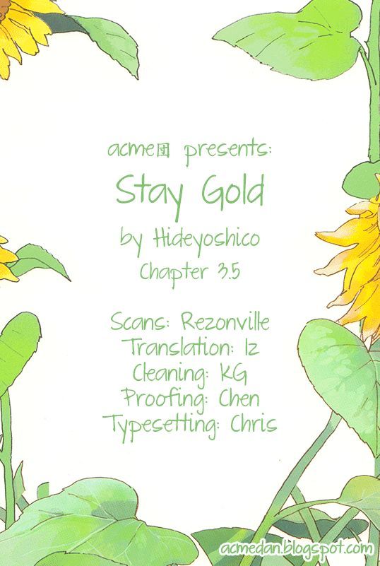 Stay Gold (Hideyoshico) Chapter 3.5 #1