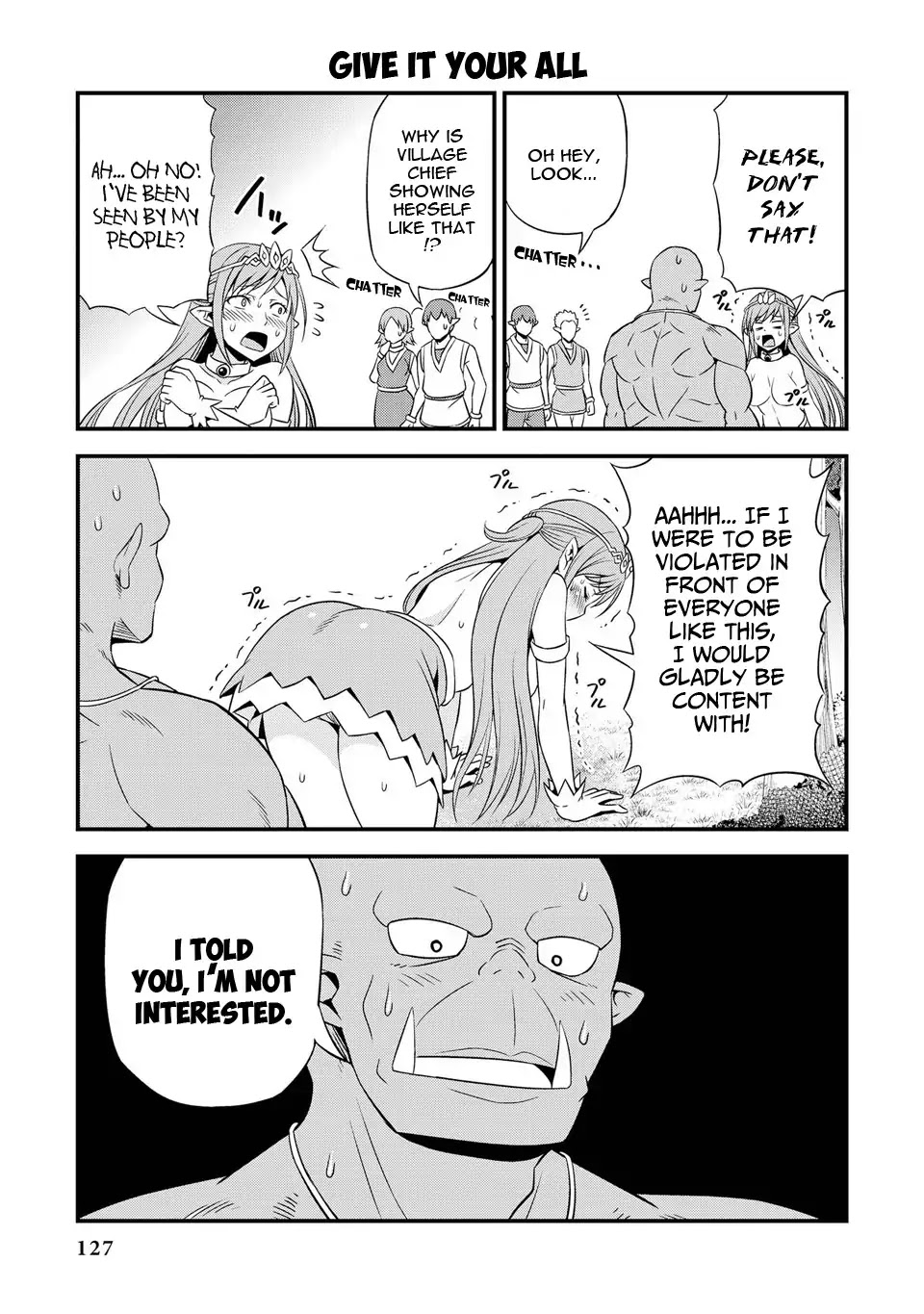 Hentai Elf To Majime Orc Chapter 8.5 #8