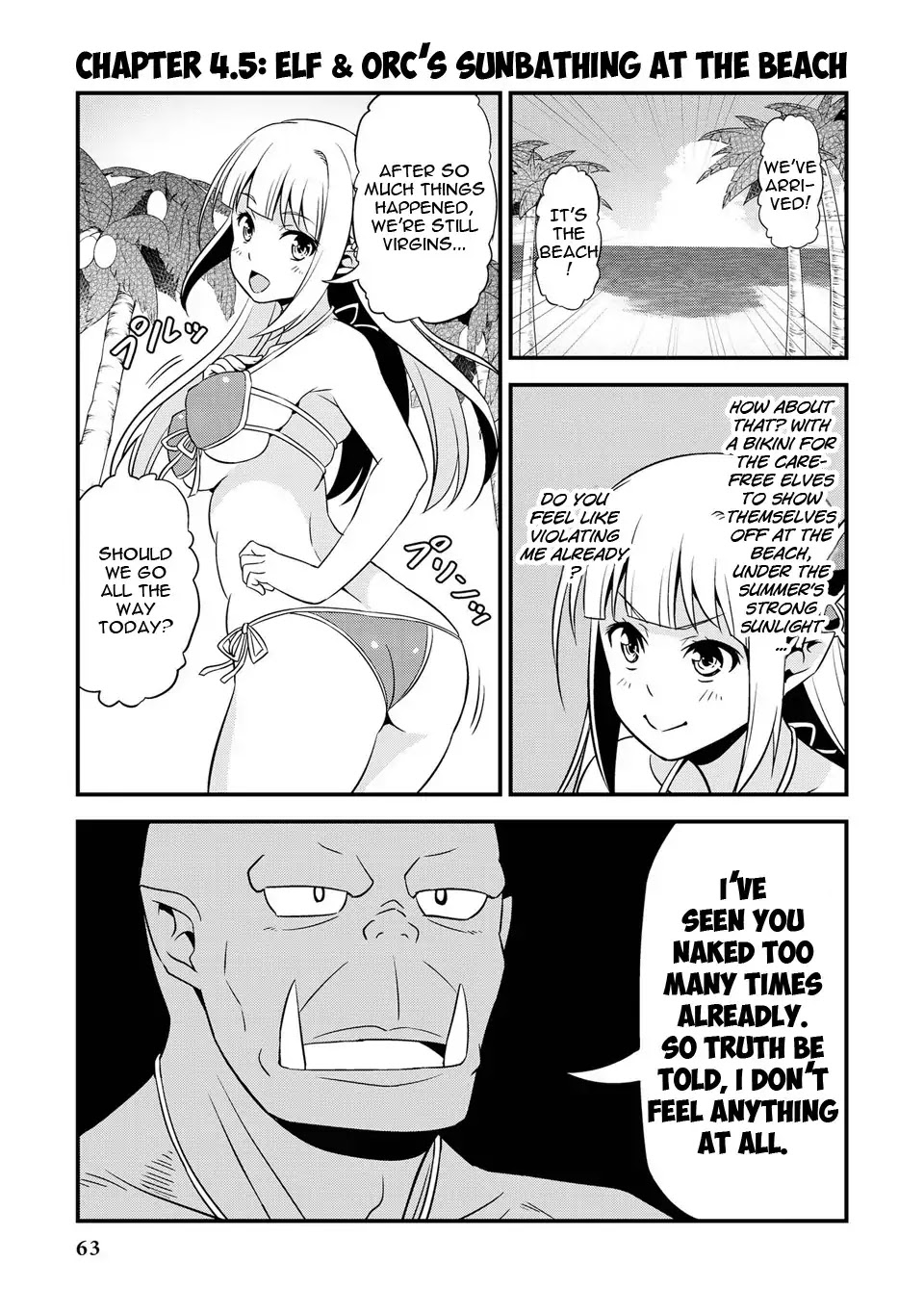 Hentai Elf To Majime Orc Chapter 4.5 #3
