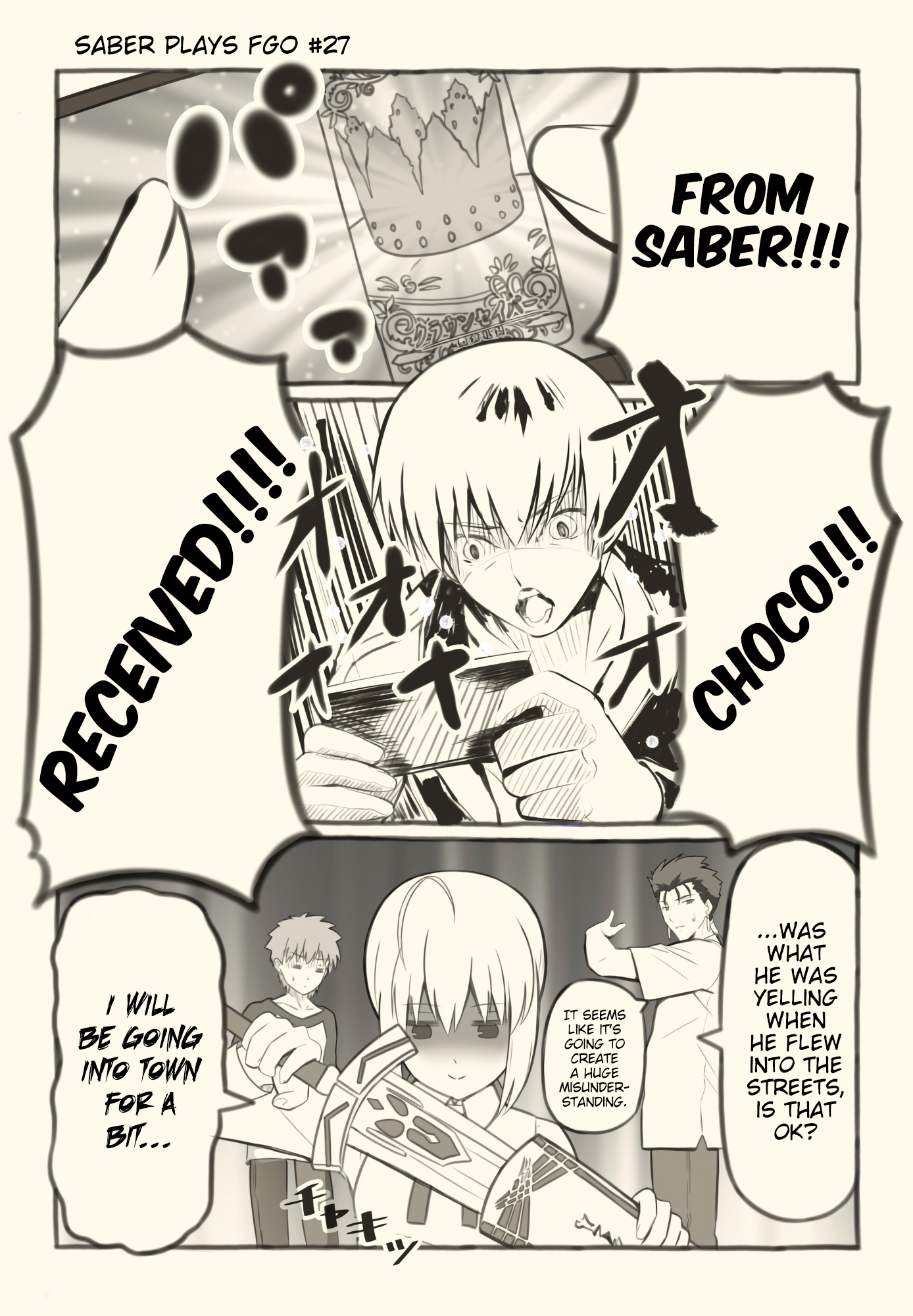 Saber Plays Fate/grand Order Chapter 27 #1