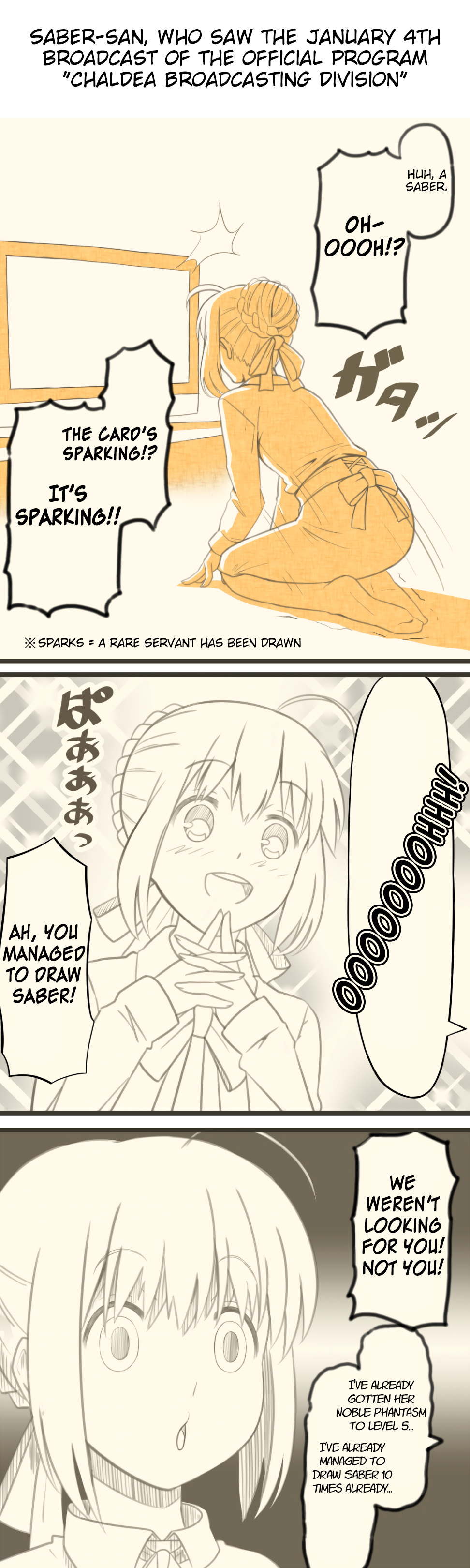 Saber Plays Fate/grand Order Chapter 25 #1