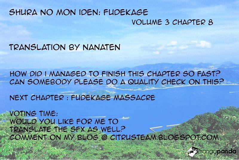 Shura No Mon Iden - Fudekage Chapter 8 #1