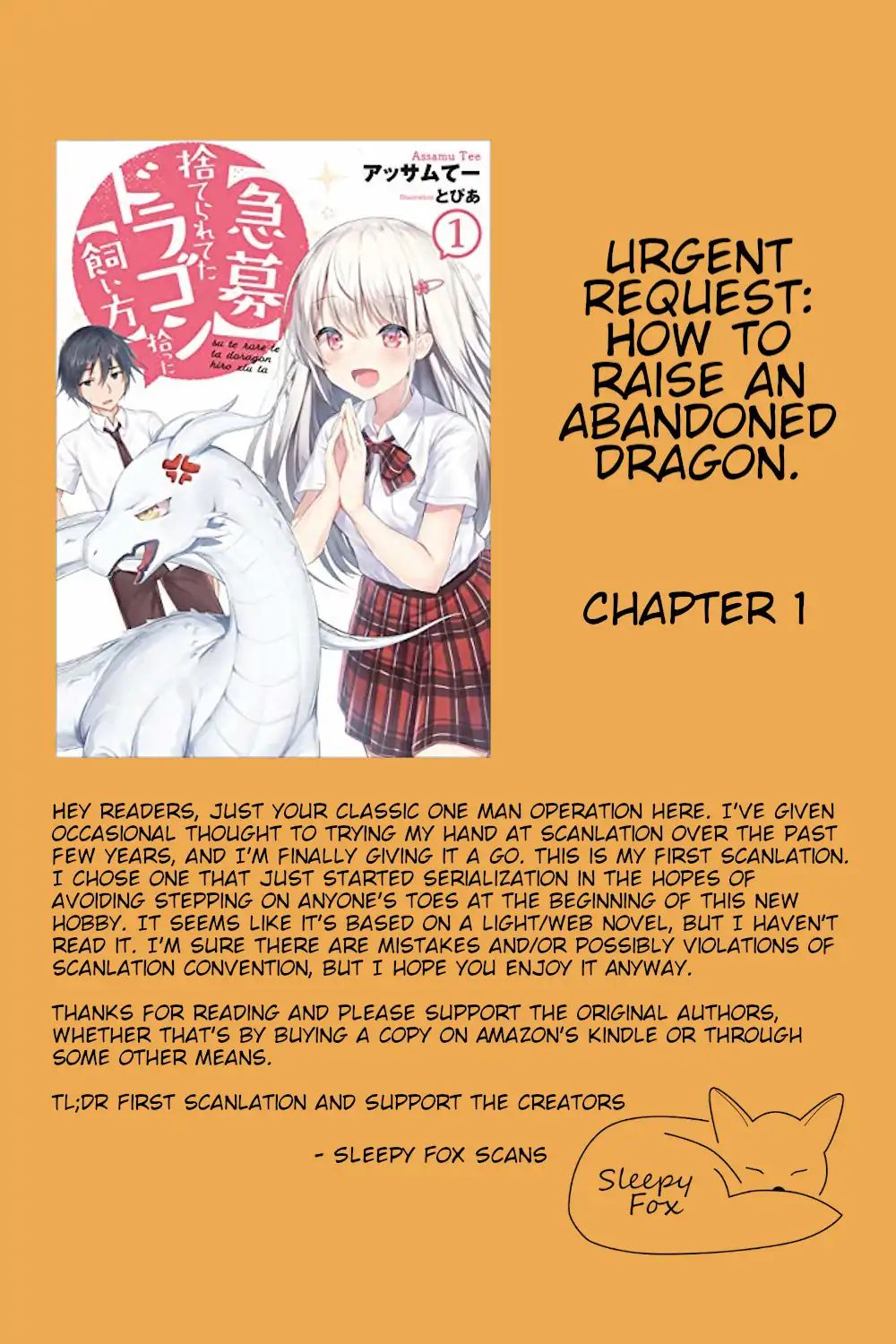Urgent Request: How To Raise An Abandoned Dragon Chapter 1 #31