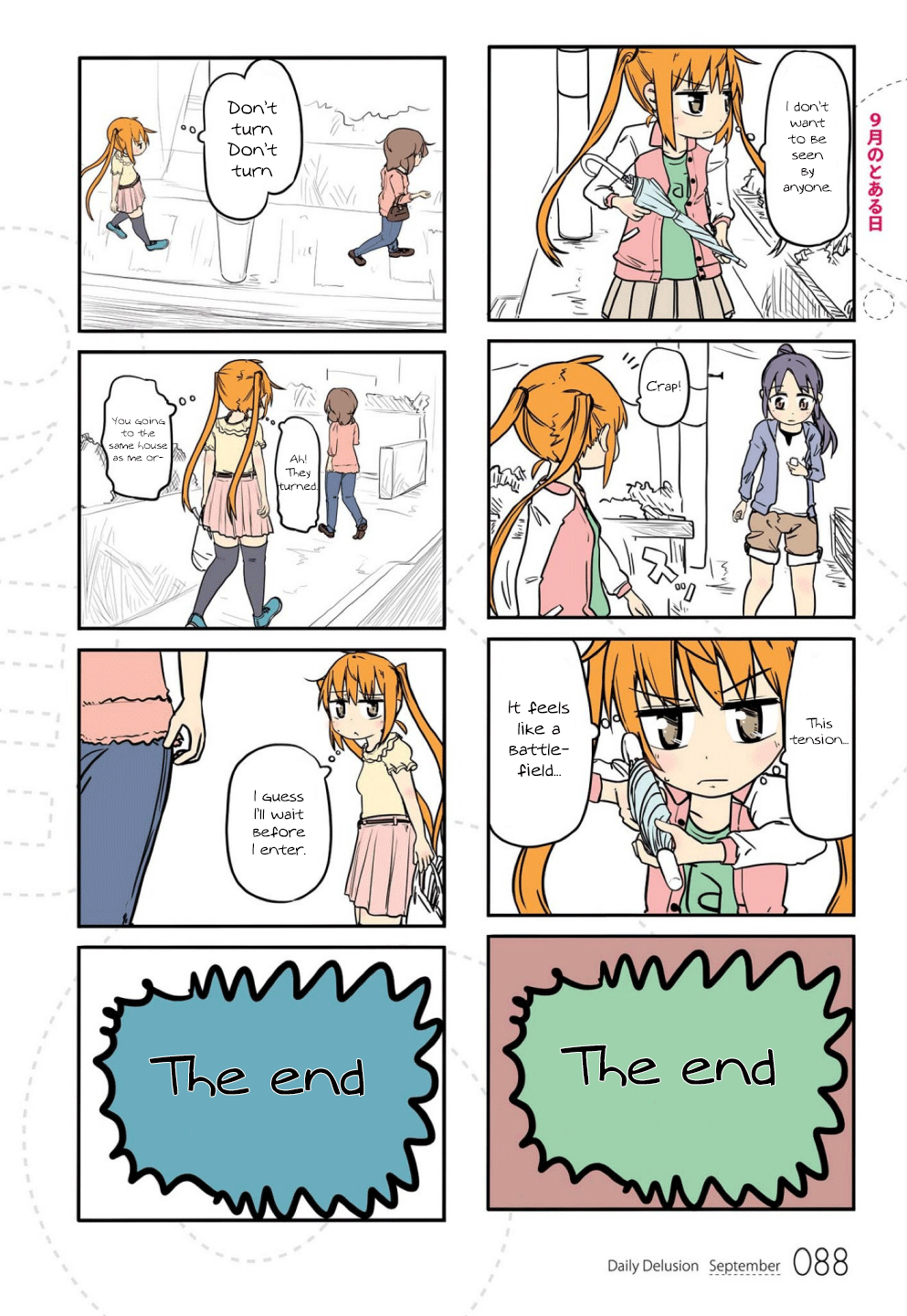 Jibun Ga Twintail No Kawaii Onnanoko Da To Omoikonde, Kyou No Dekigoto Wo 4Koma Ni Suru Chapter 8 #6