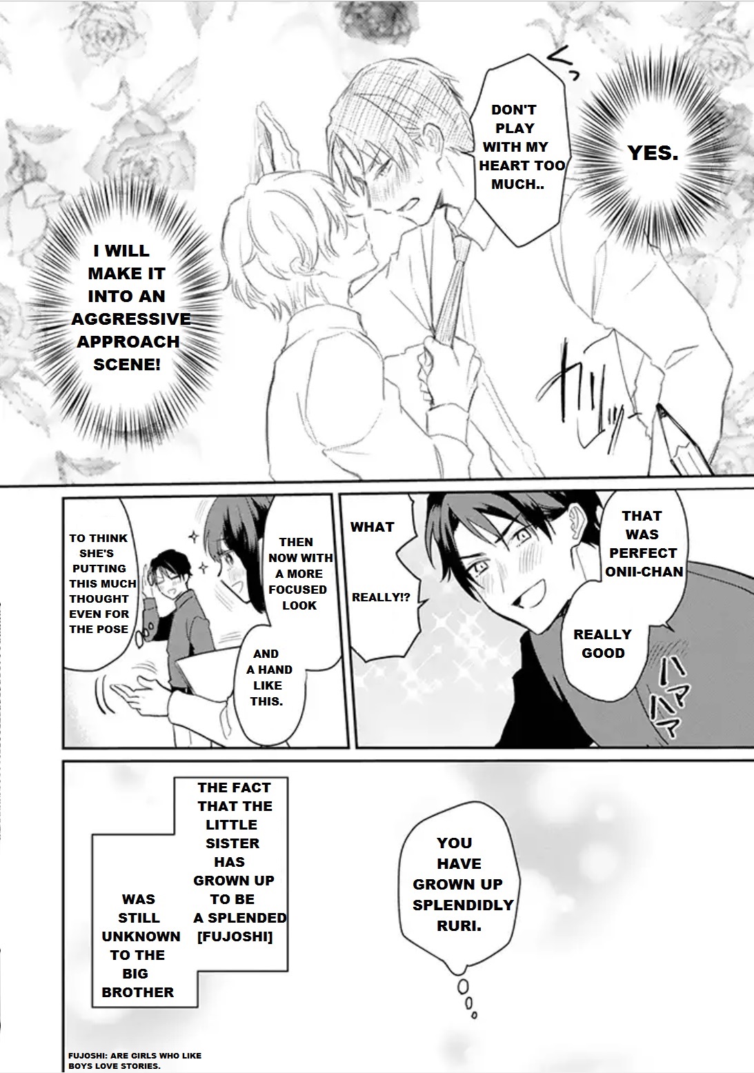 The Little Sister's Bl Manga X The Big Brother's Shoujo Manga Chapter 1 #4