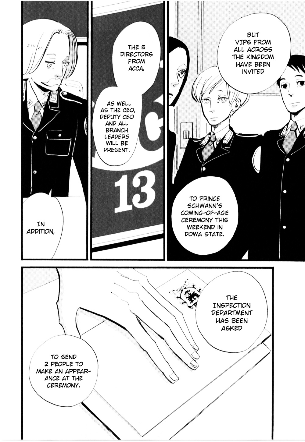 Acca - 13-Ku Kansatsuka Chapter 9 #13