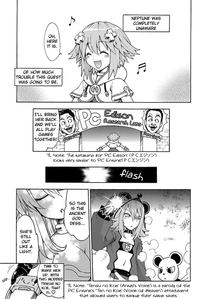 Choujigen Game Neptune - Megami Tsuushin Chapter 25 #3