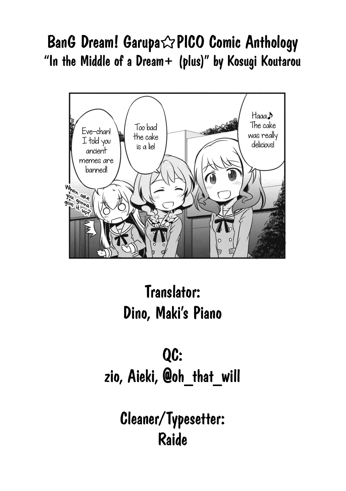 Bang Dream! Girls Band Party!☆Pico Comic Anthology Chapter 9 #9