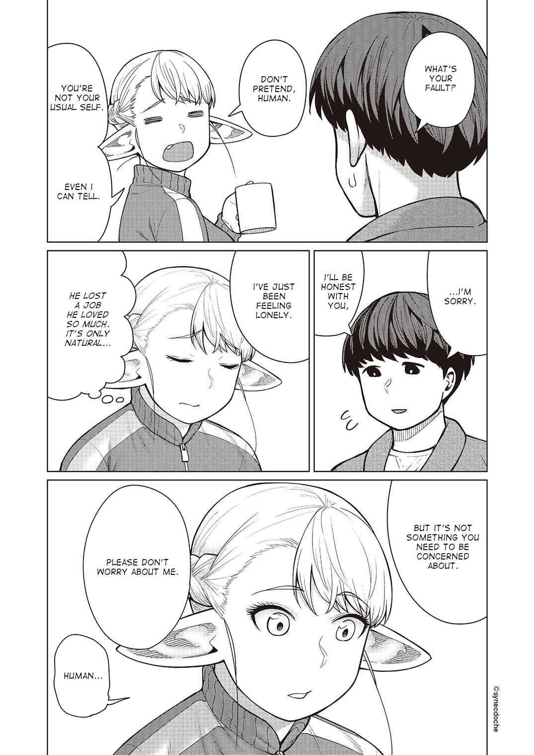 Elf-San Wa Yaserarenai. Chapter 46 #10