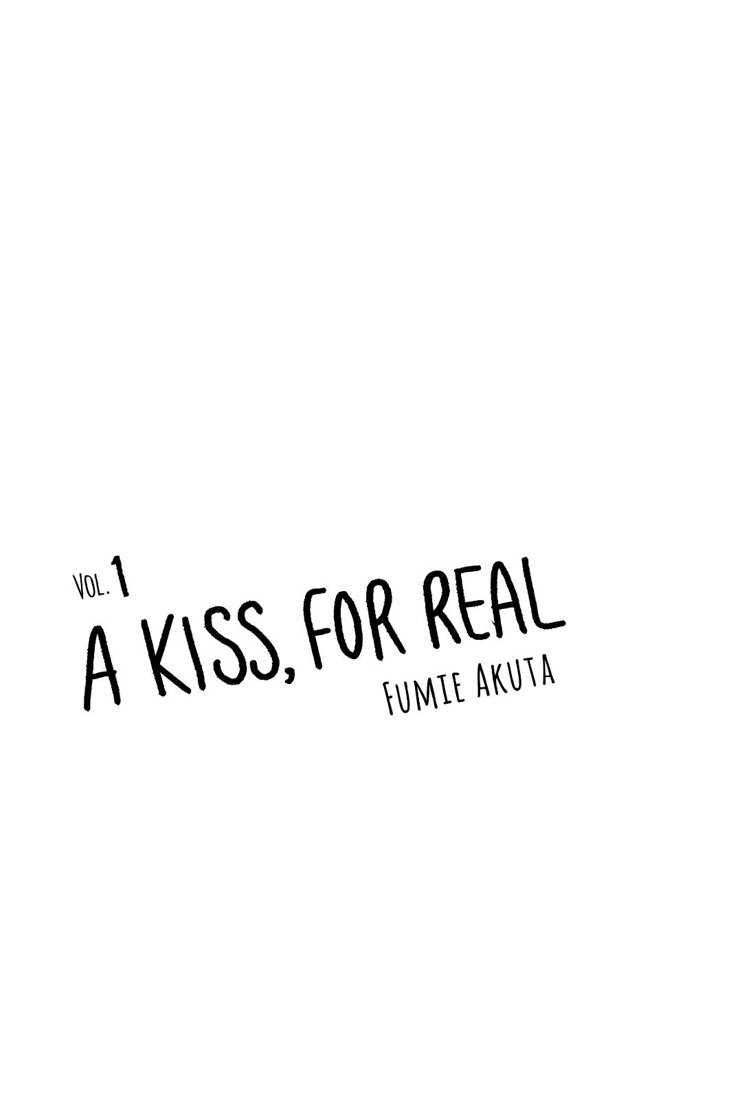 A Kiss, For Real Chapter 1 #3