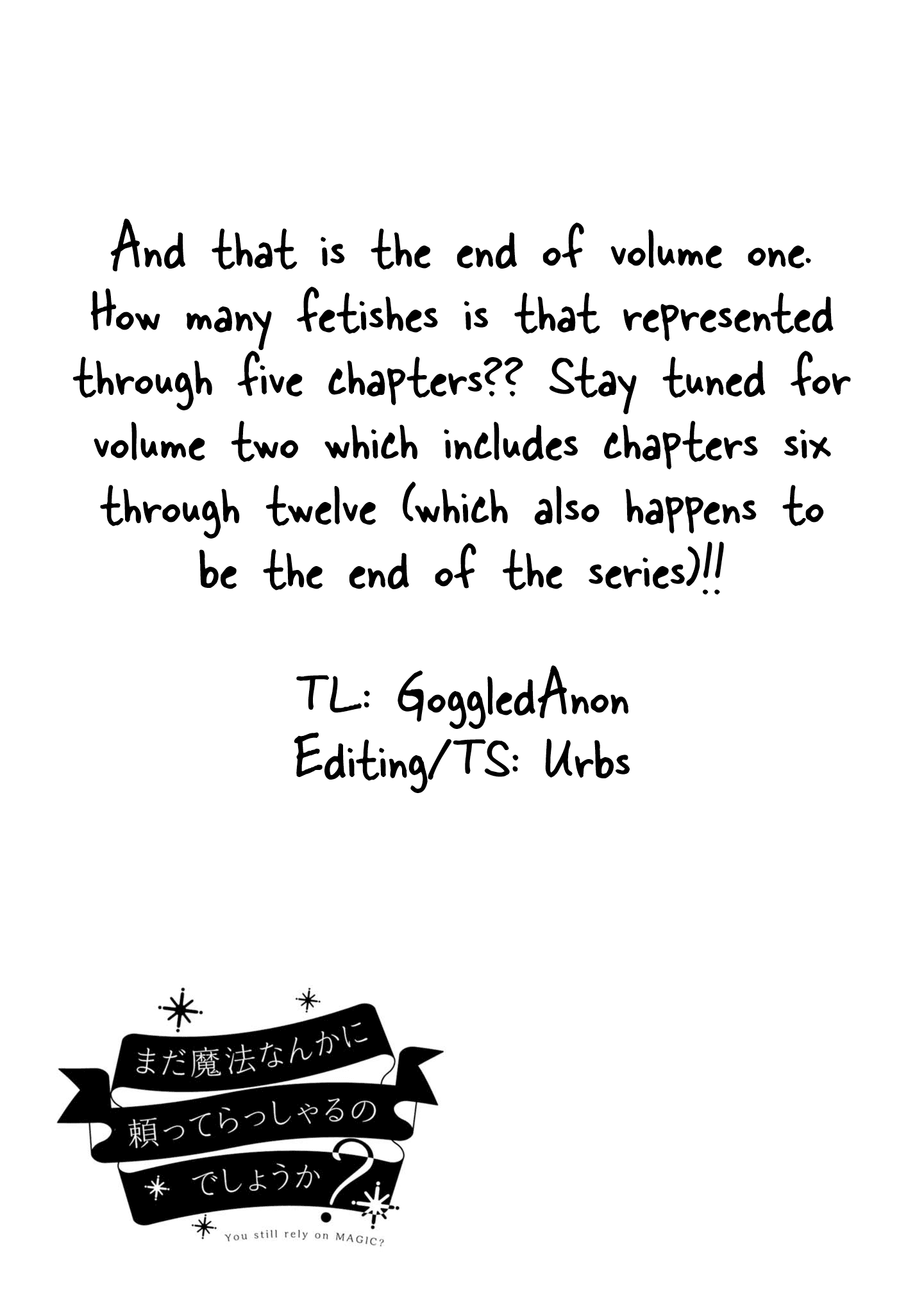 You Still Rely On Magic? Chapter 5 #33