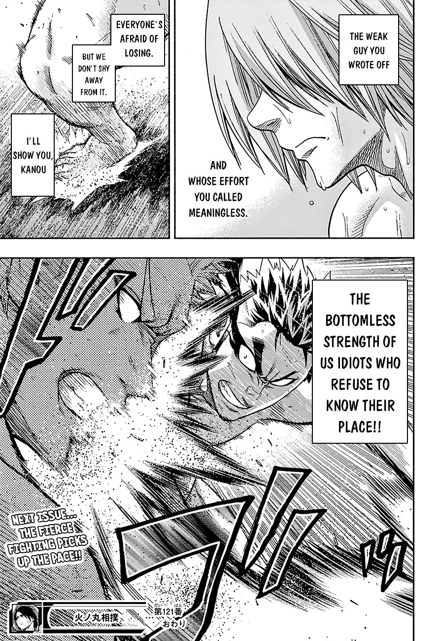 Hinomaru Zumou Chapter 121 #19