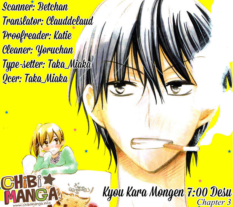 Kyou Kara Mongen 7:00 Desu Chapter 3 #1