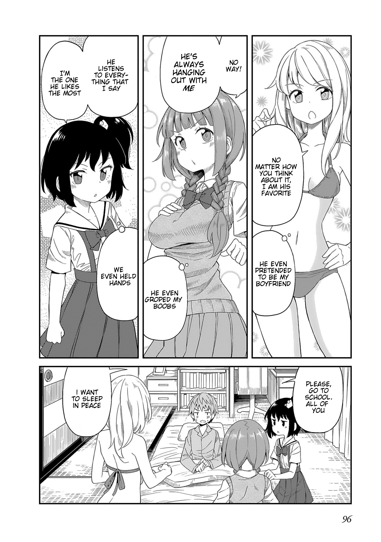 Hinomoto Sanshimai Wa Kamatte Hoshii Chapter 8 #4