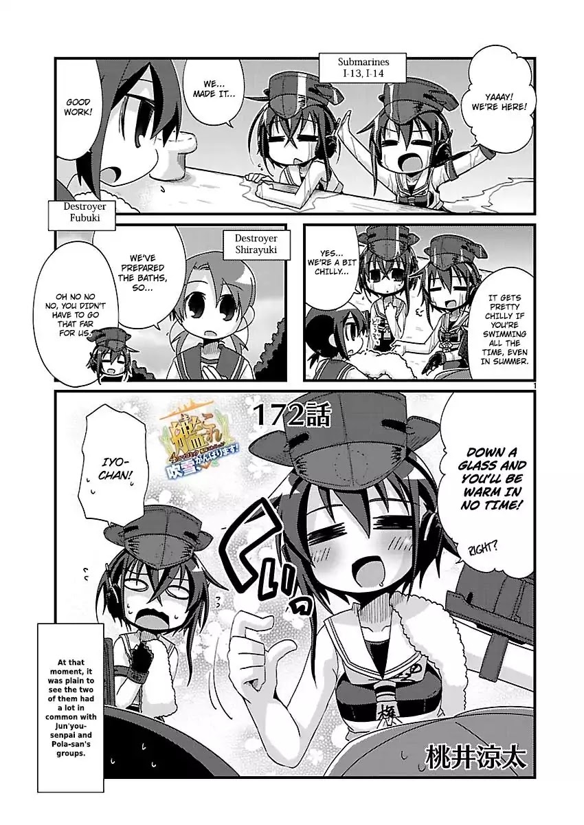 Kantai Collection - Kankore - 4-Koma Comic - Fubuki, Ganbarimasu! Chapter 172 #1