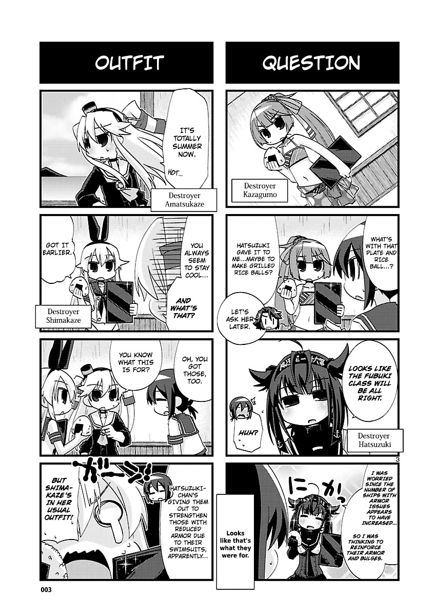 Kantai Collection - Kankore - 4-Koma Comic - Fubuki, Ganbarimasu! Chapter 135 #3