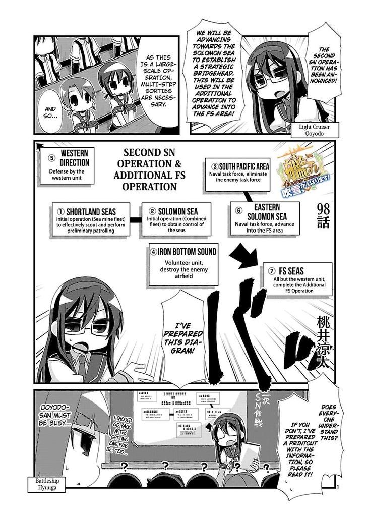 Kantai Collection - Kankore - 4-Koma Comic - Fubuki, Ganbarimasu! Chapter 98 #1