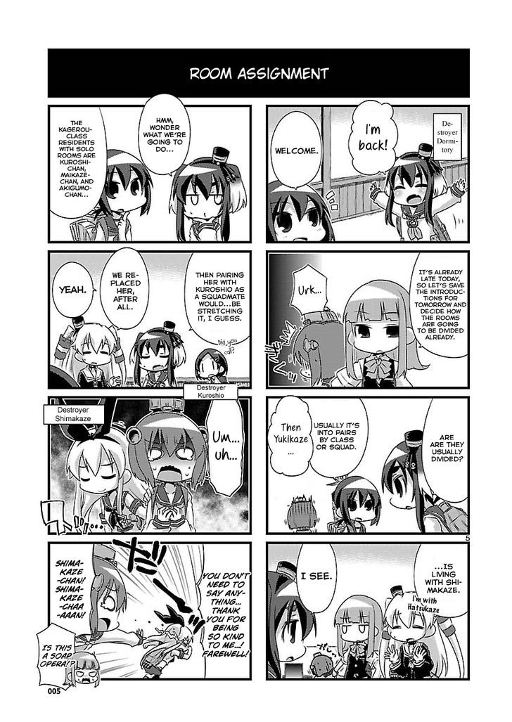 Kantai Collection - Kankore - 4-Koma Comic - Fubuki, Ganbarimasu! Chapter 58 #5