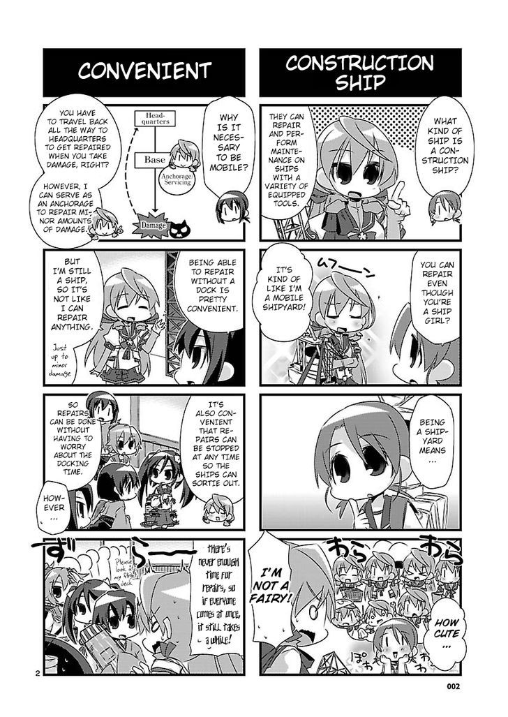 Kantai Collection - Kankore - 4-Koma Comic - Fubuki, Ganbarimasu! Chapter 41 #2