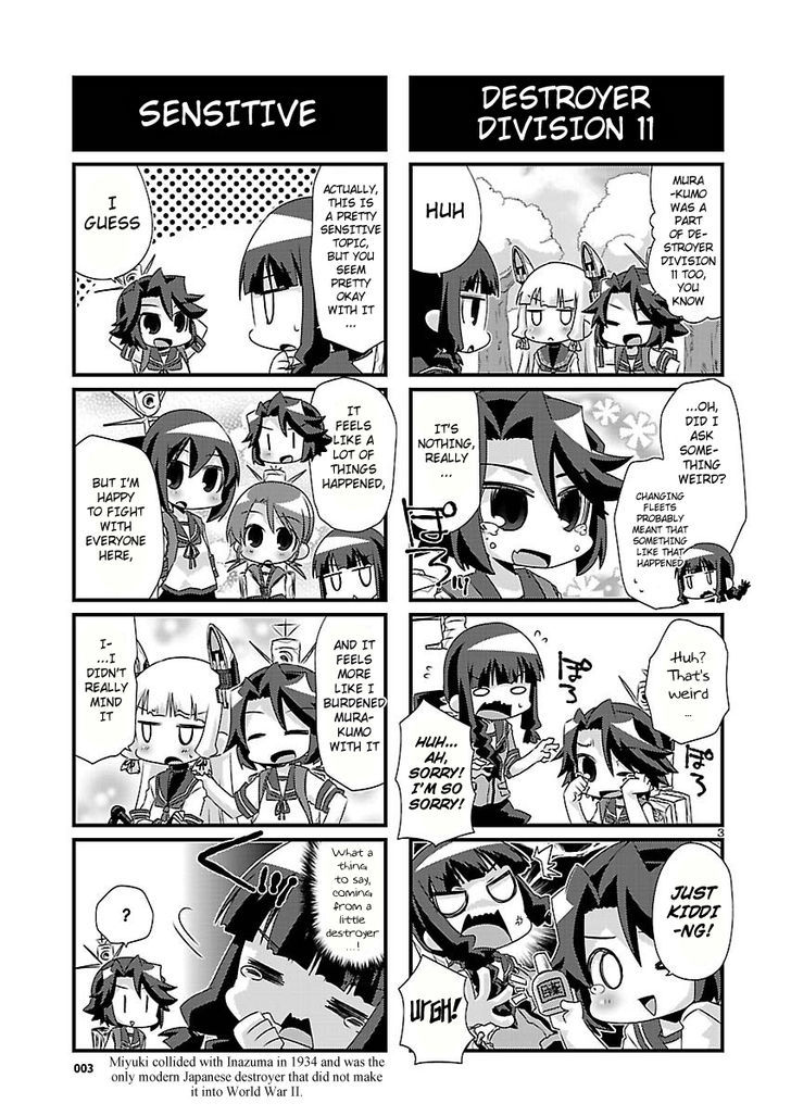 Kantai Collection - Kankore - 4-Koma Comic - Fubuki, Ganbarimasu! Chapter 37 #3