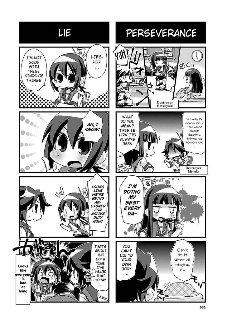 Kantai Collection - Kankore - 4-Koma Comic - Fubuki, Ganbarimasu! Chapter 34 #6