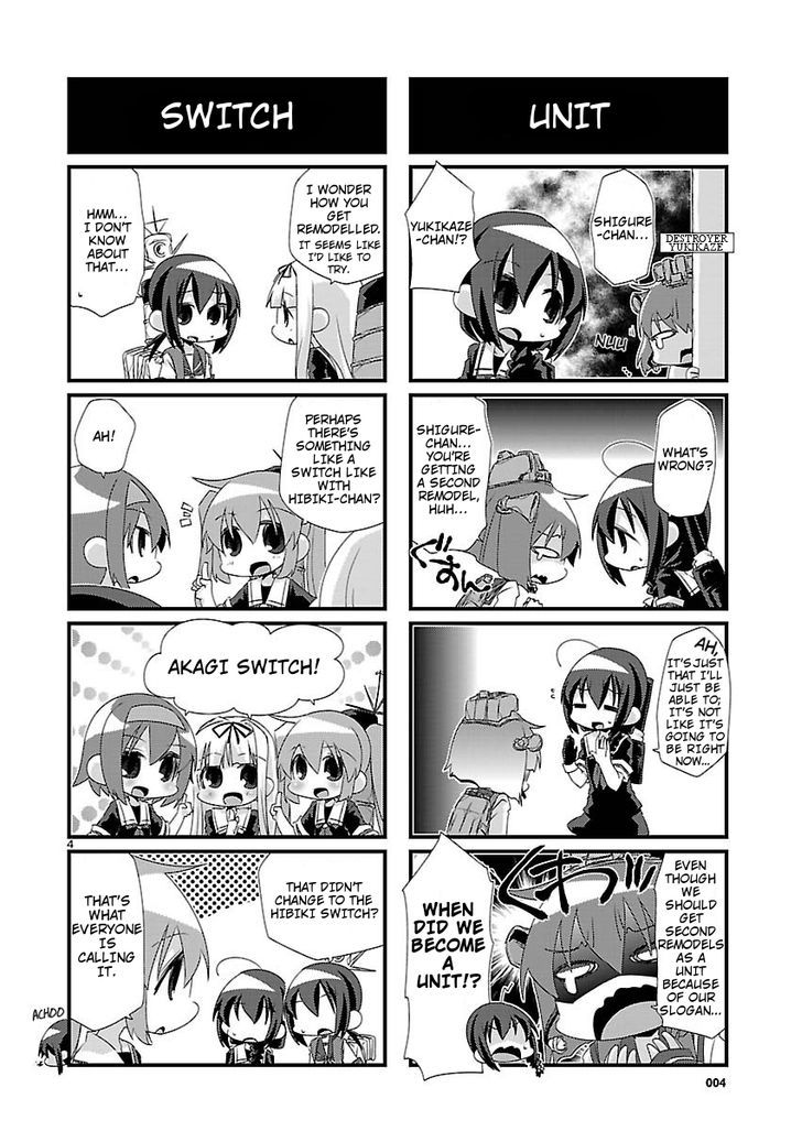 Kantai Collection - Kankore - 4-Koma Comic - Fubuki, Ganbarimasu! Chapter 17 #4