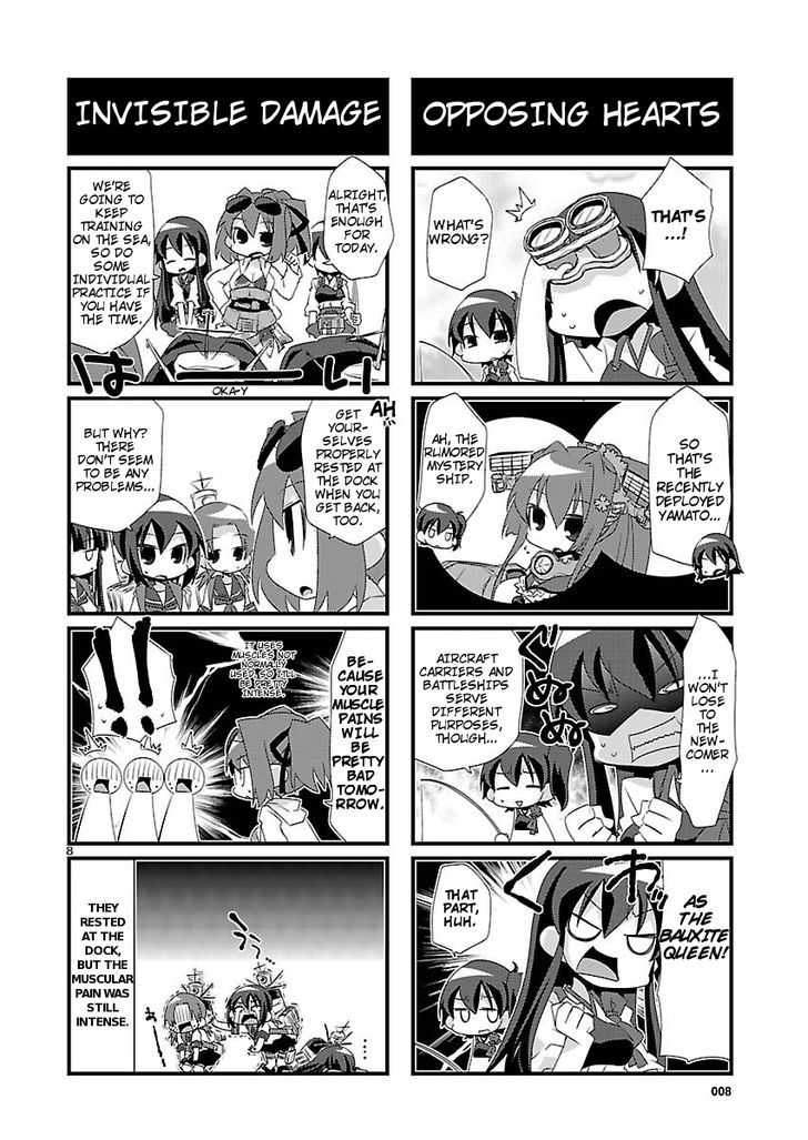 Kantai Collection - Kankore - 4-Koma Comic - Fubuki, Ganbarimasu! Chapter 9 #8