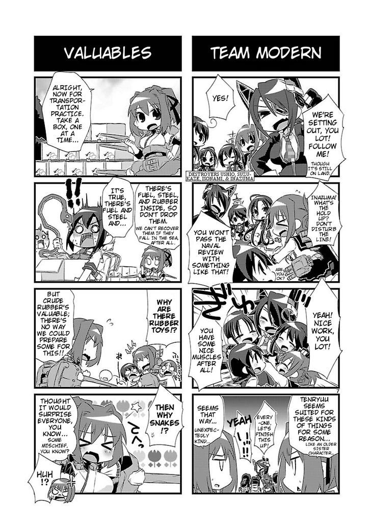 Kantai Collection - Kankore - 4-Koma Comic - Fubuki, Ganbarimasu! Chapter 6 #7