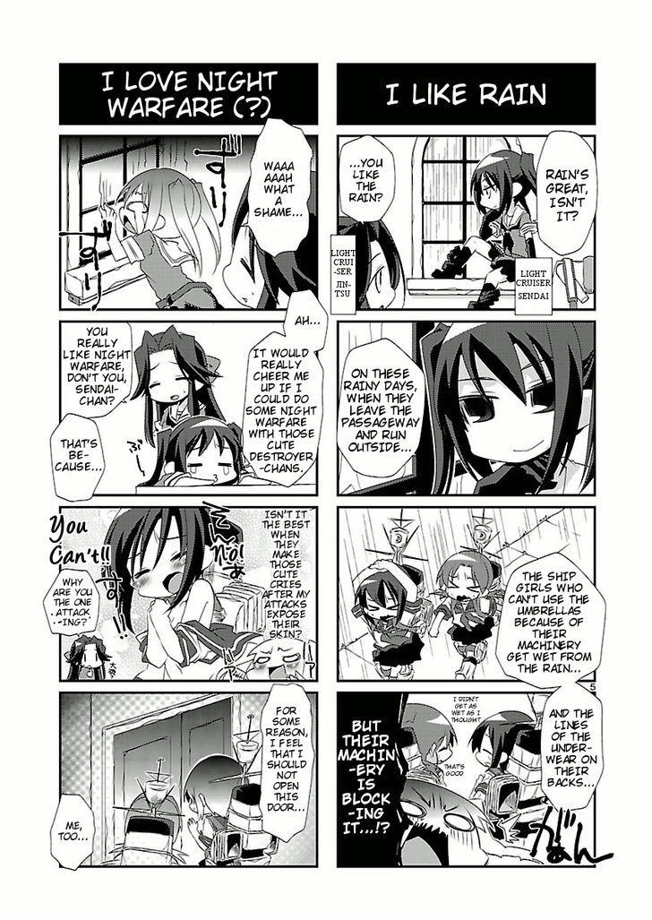 Kantai Collection - Kankore - 4-Koma Comic - Fubuki, Ganbarimasu! Chapter 3 #5