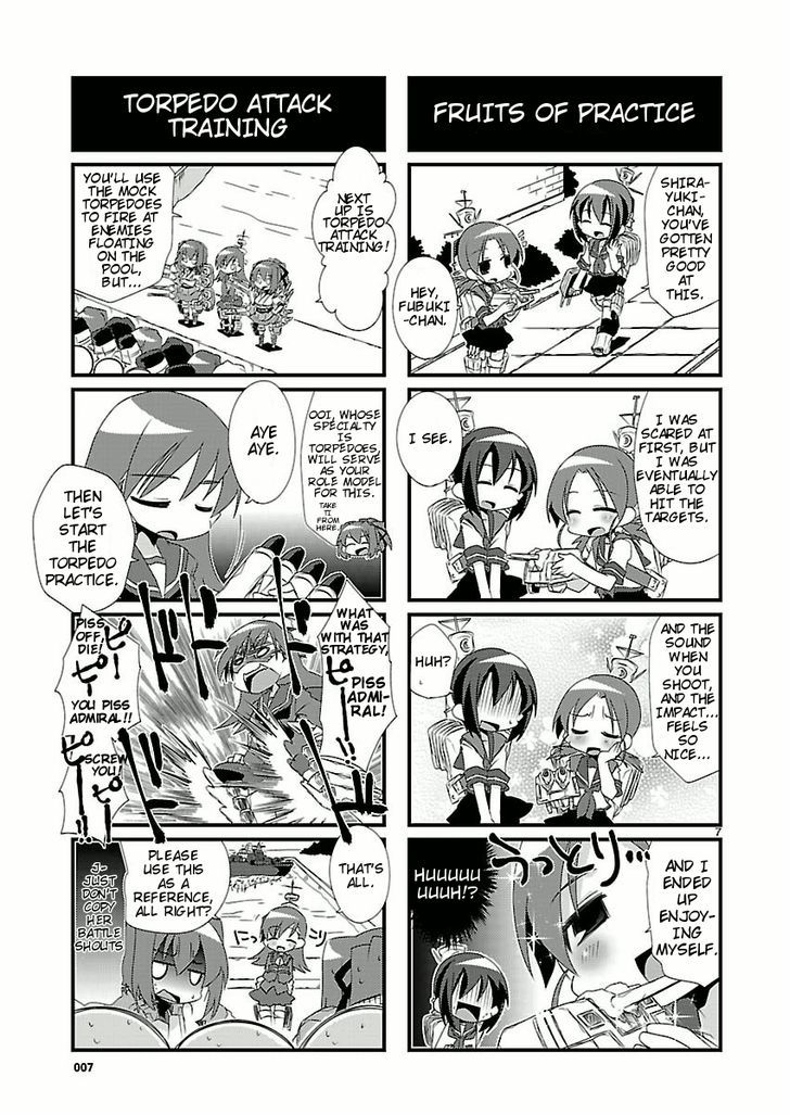 Kantai Collection - Kankore - 4-Koma Comic - Fubuki, Ganbarimasu! Chapter 2 #7