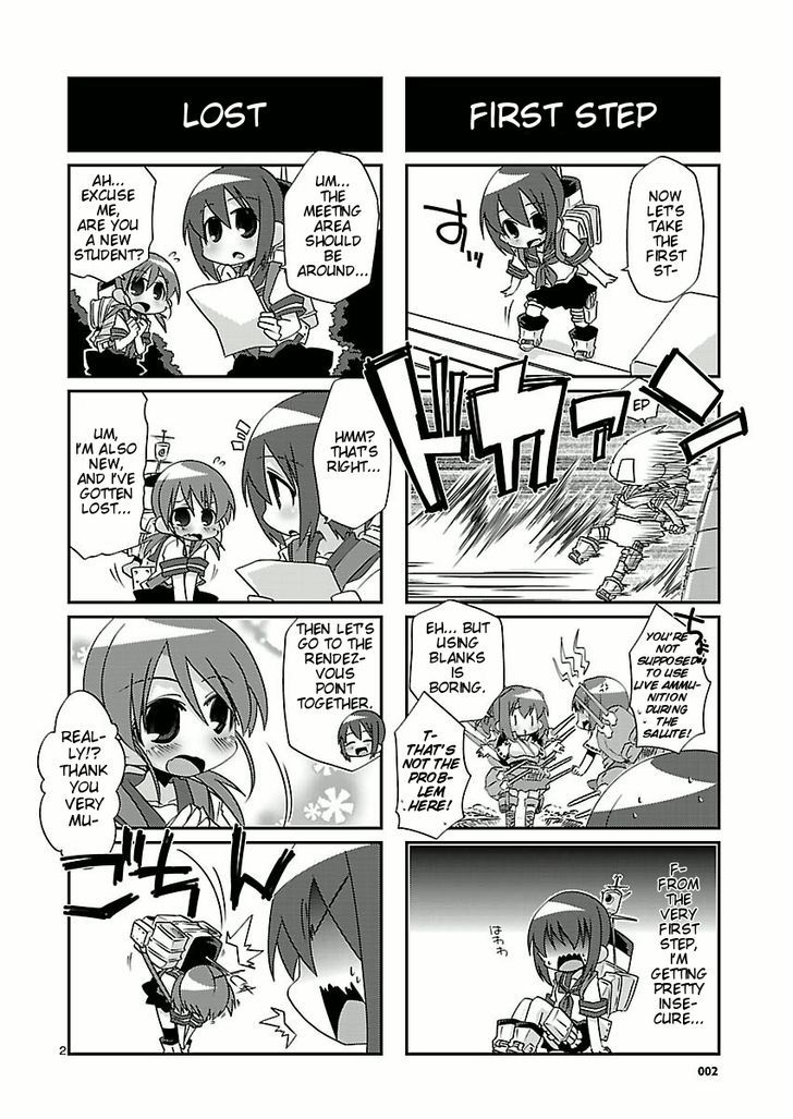 Kantai Collection - Kankore - 4-Koma Comic - Fubuki, Ganbarimasu! Chapter 1 #2