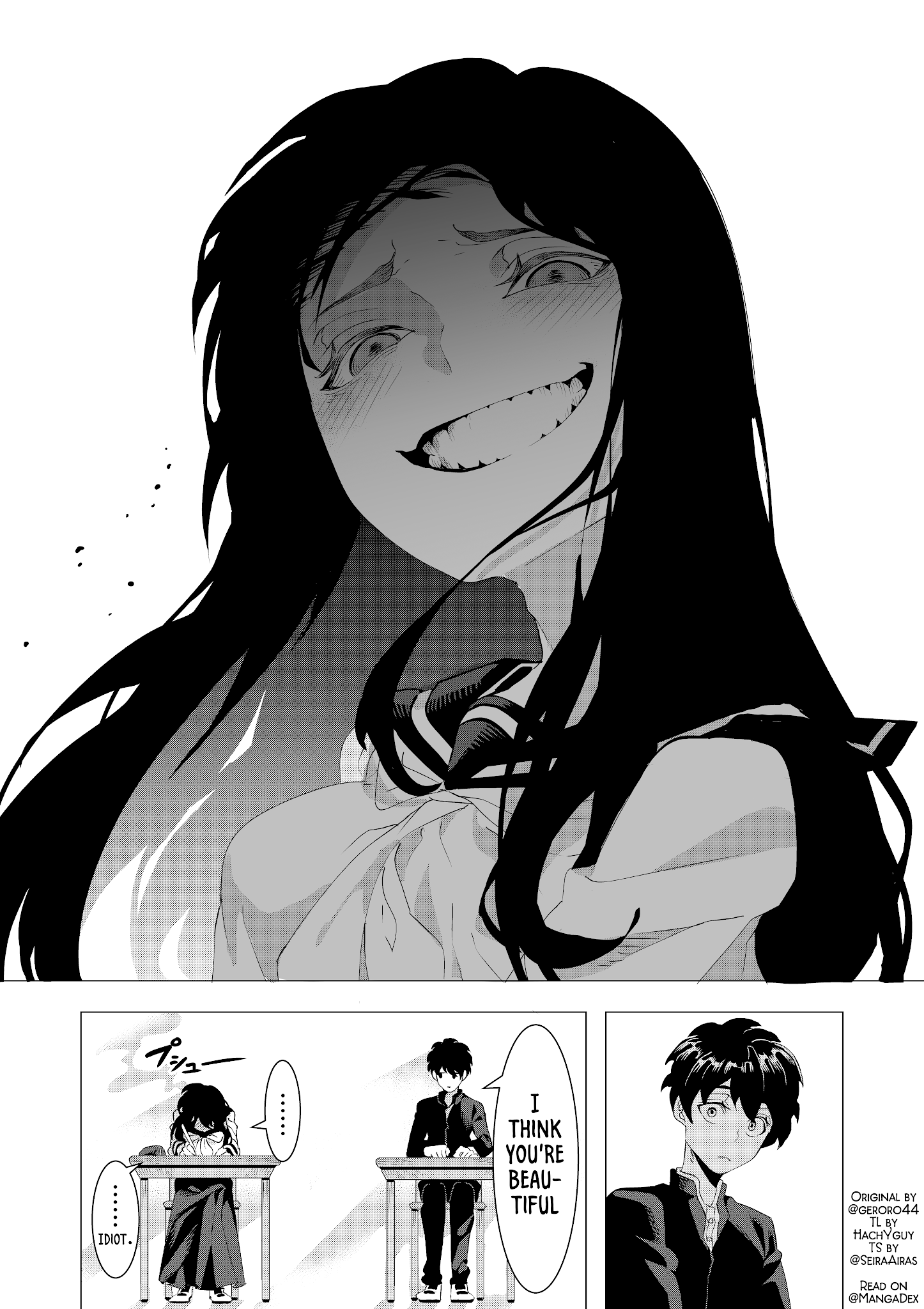 A Story About A Creepy Girl Smile Chapter 1 #4