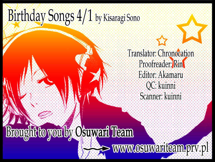 Birthday Songs 4/1 Chapter 0 #25