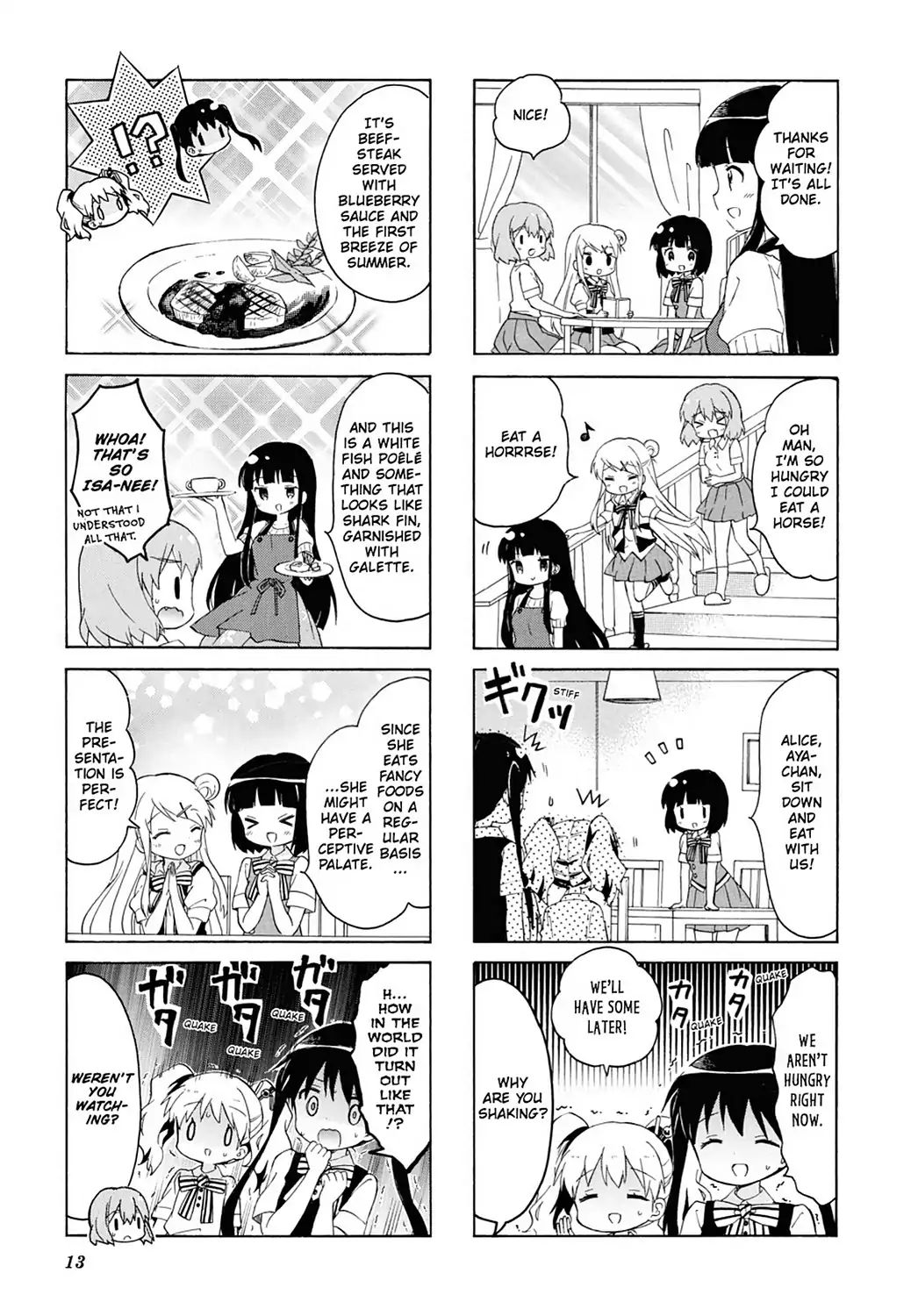 Kiniro Mosaic Chapter 88 #15