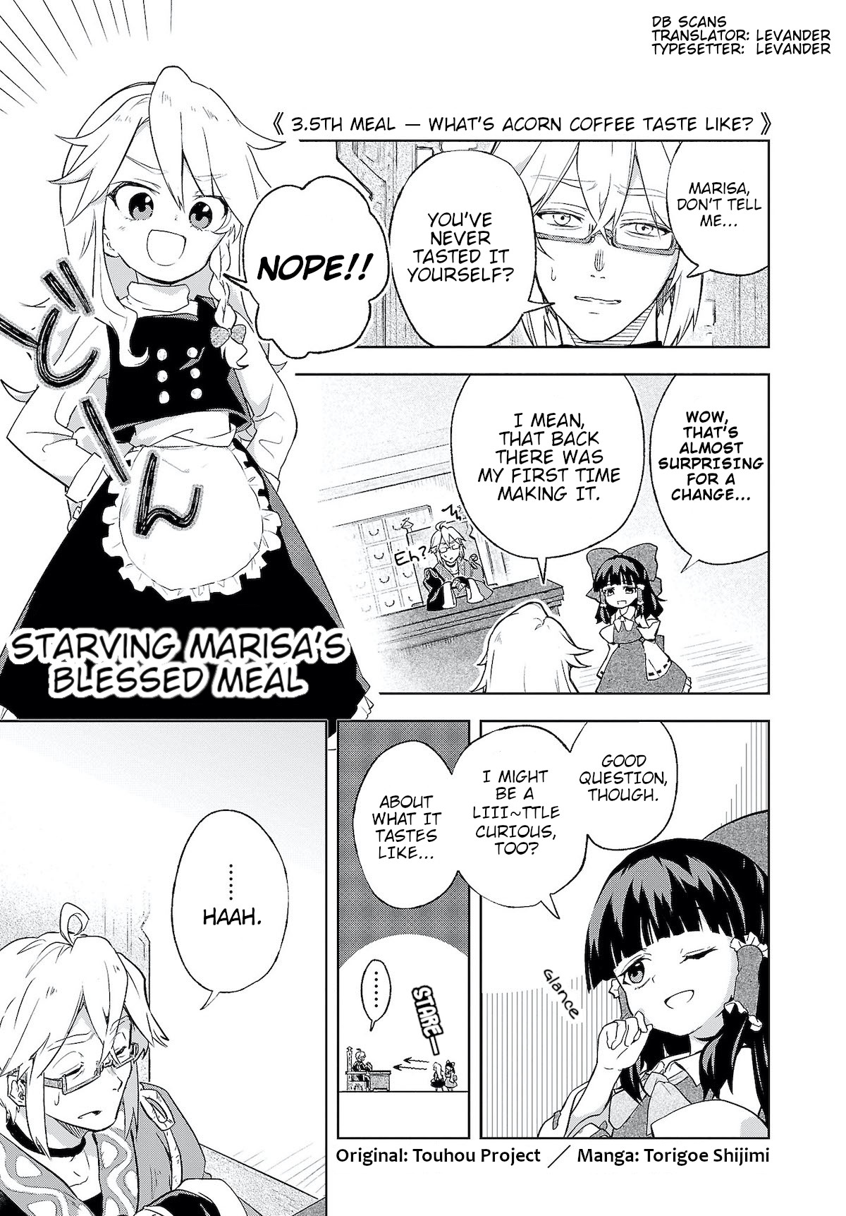 Touhou ~ Starving Marisa's Blessed Meal Chapter 3.5 #1