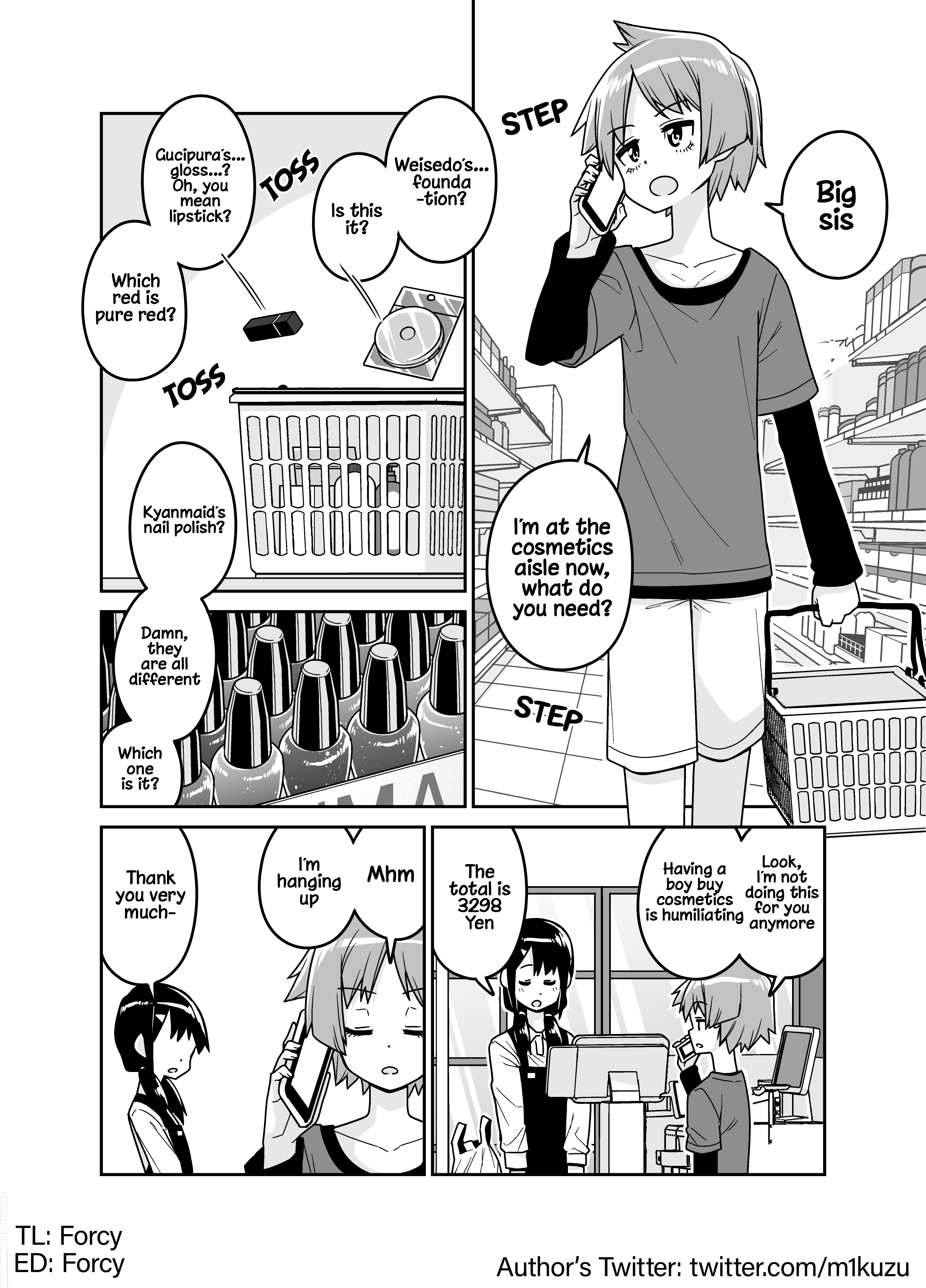 The Boy Who Goes On An Errand To Buy Cosmetics For His Sister Chapter 1 #1