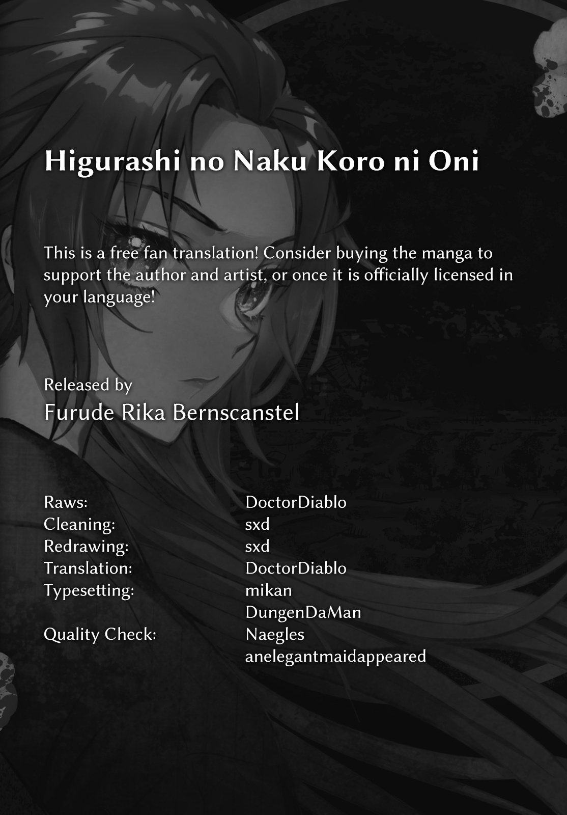 Higurashi No Naku Koro Ni Oni Chapter 1 #36