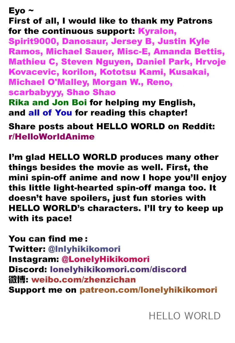 Hello (Rom-Com) World Chapter 1 #14