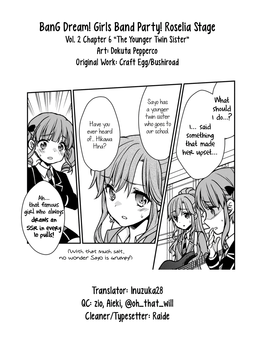 Bang Dream! Girls Band Party! Roselia Stage Chapter 6 #33