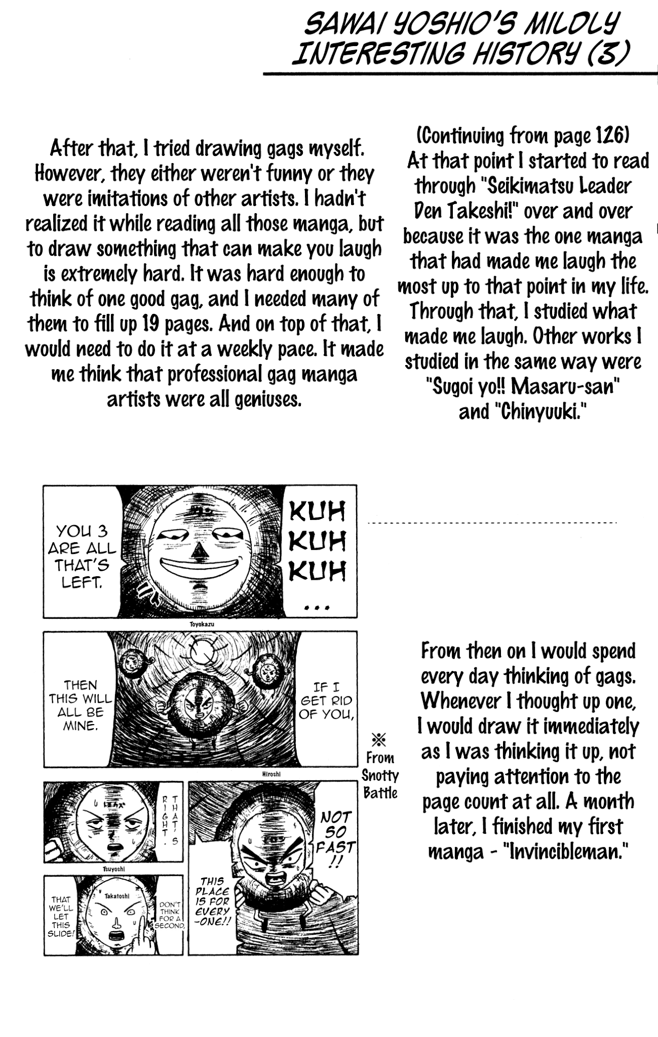 Bobobo-Bo Bo-Bobo? - Sawai Yoshio Short Story Anthology Chapter 7 #20