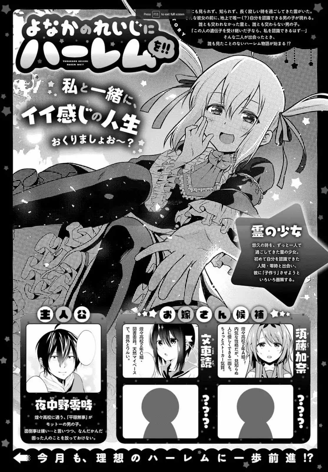 Yonakano Reijini Haremu Wo Chapter 3 #1