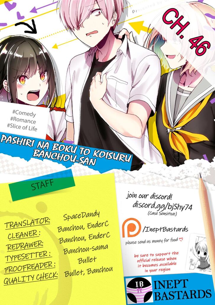 Pashiri Na Boku To Koi Suru Banchou-San Chapter 46 #1