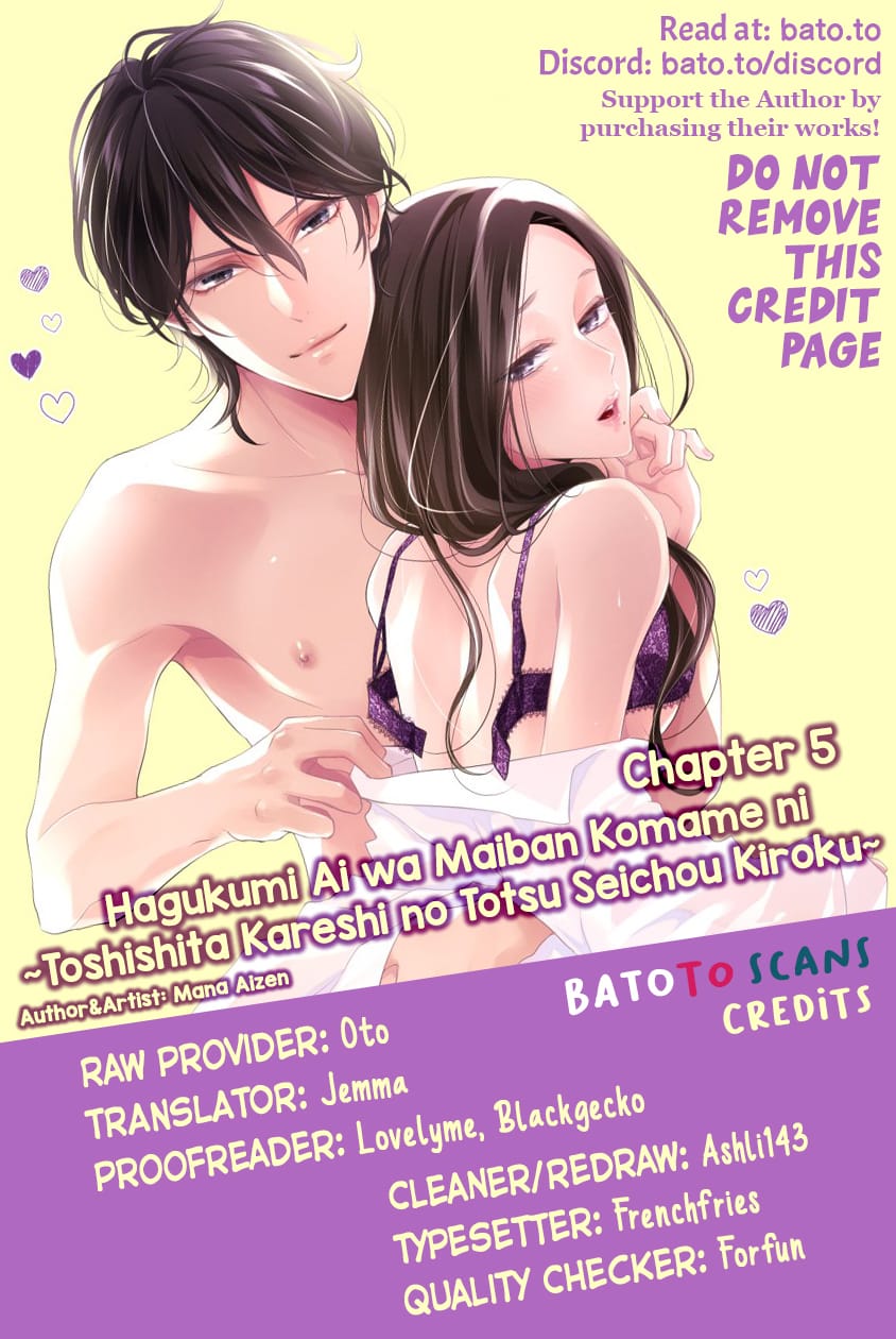 Hagukumi Ai Wa Maiban Komame Ni ~Toshishita Kareshi No Totsu Seichou Kiroku~ Chapter 5 #1