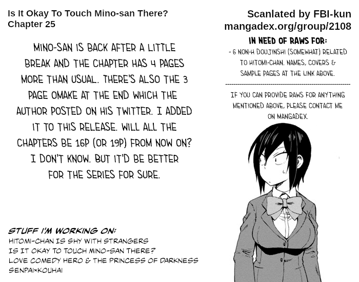 Is It Okay To Touch Mino-San There? Chapter 25 #20