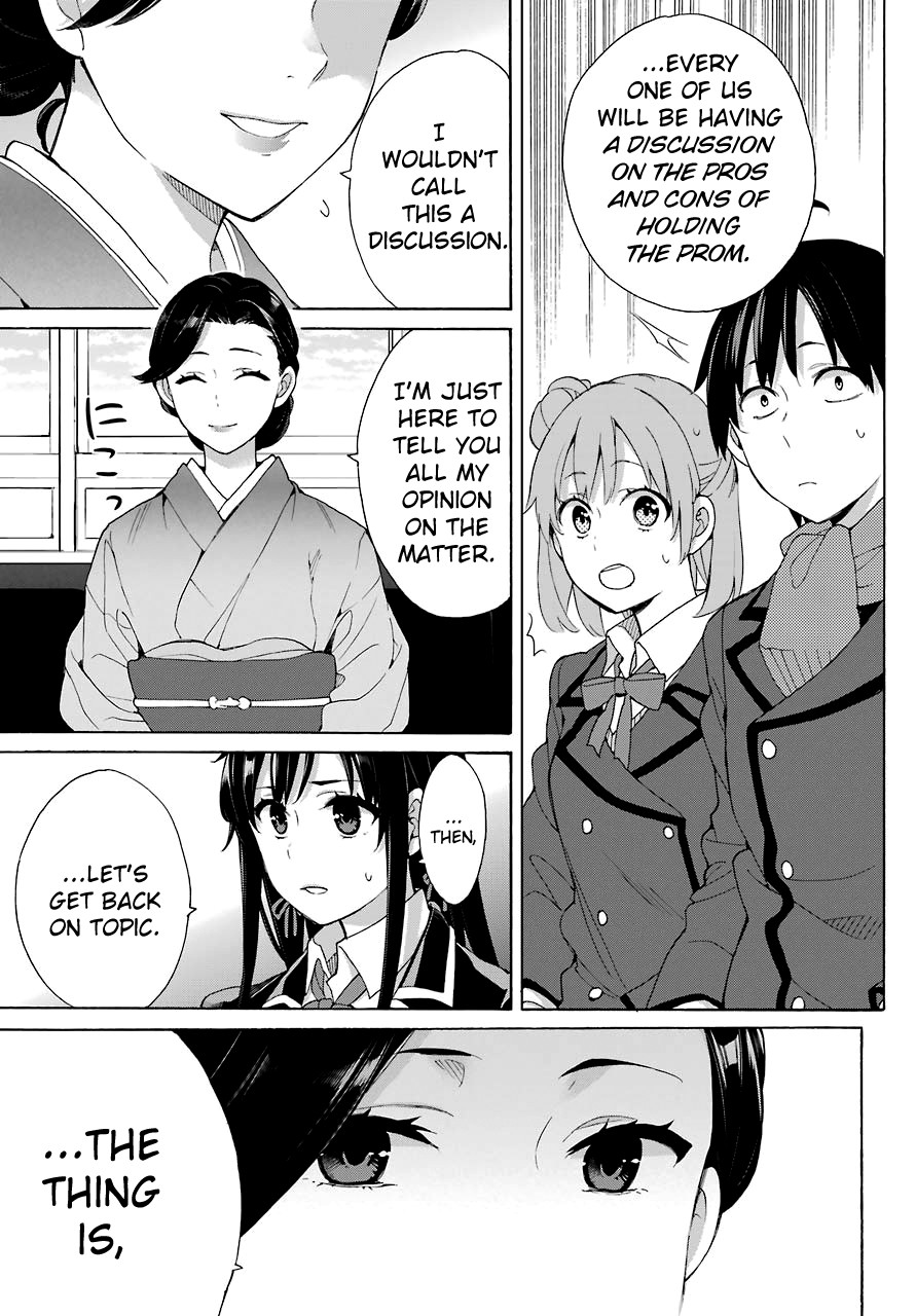 Yahari Ore No Seishun Rabukome Wa Machigatte Iru. - Mougenroku Chapter 72 #9