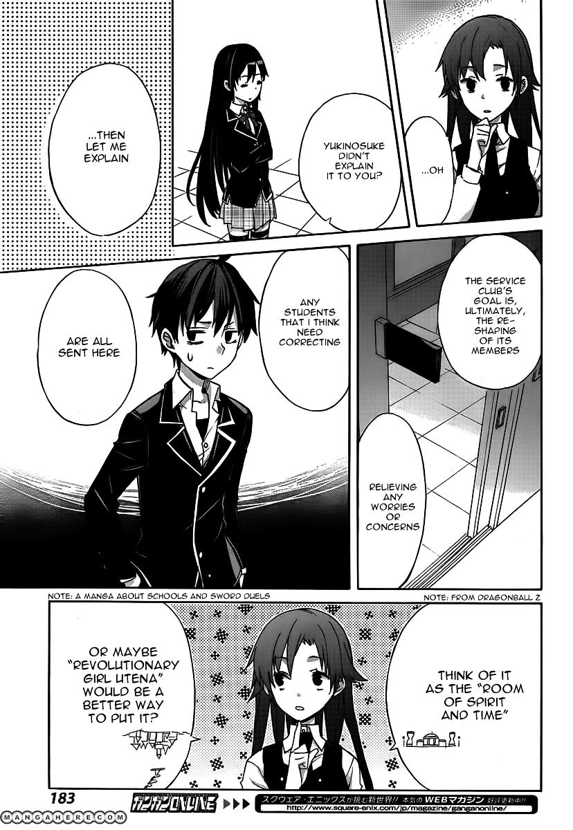 Yahari Ore No Seishun Rabukome Wa Machigatte Iru. - Mougenroku Chapter 1 #36