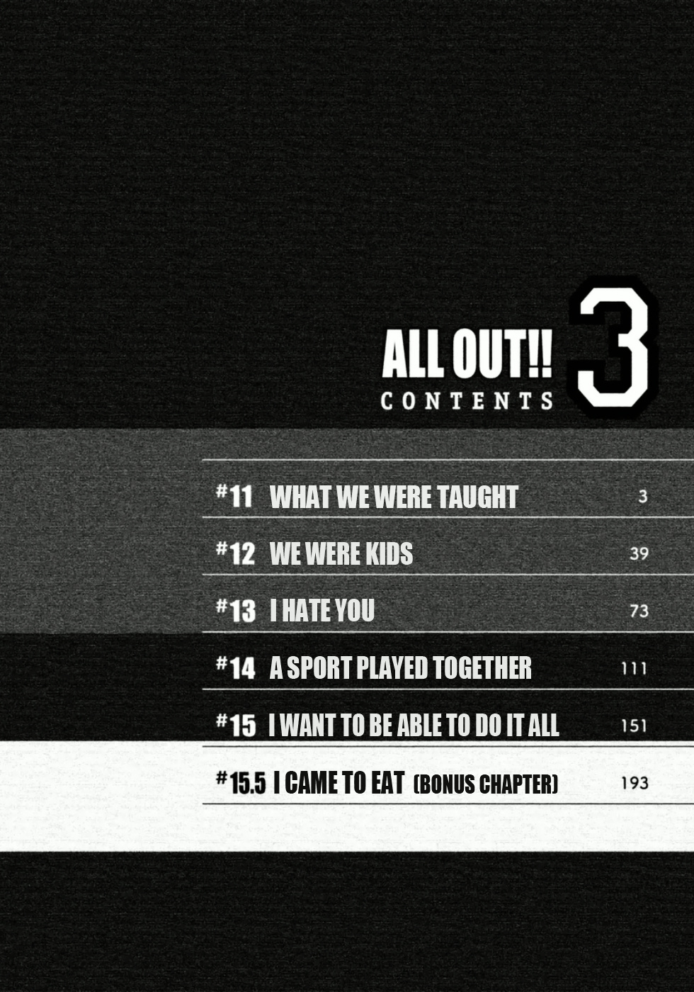All Out!! Chapter 11 #3